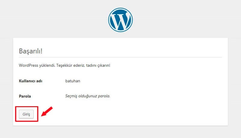 localhostta wordpress kurulumu