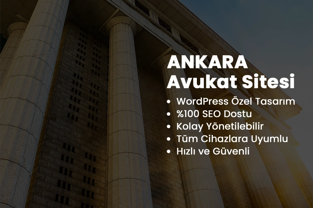 ankara avukat sitesi yapımı, özel tasarım wordpress avukat sitesi tasarımı